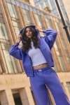 Bluza z kapturem PUFFA ZIP Purple Hills damska