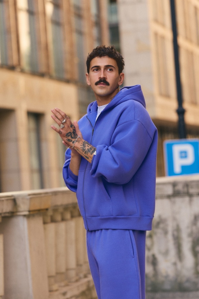 Bluza z kapturem PUFFA ZIP Purple Hills męska E53A9496.jpg