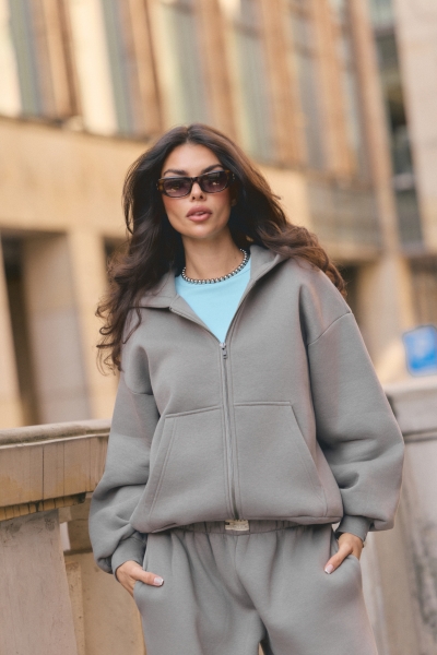Bluza z kapturem PUFFA ZIP Shaddow damska