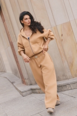 Bluza z kapturem PUFFA ZIP Honey damska E53A1349.jpg