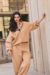 Bluza z kapturem PUFFA ZIP Honey damska E53A1438.jpg