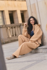 Bluza z kapturem PUFFA ZIP Honey damska E53A1492.jpg