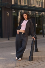 Bluza z kapturem PUFFA ZIP Carbon damska E53A0456.jpg