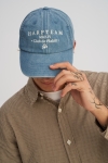 Sprana czapka z daszkiem VINTAGE jeansowa